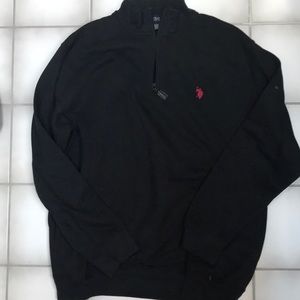 Men’s U.S. Polo 1/2 zip sweatshirt size M